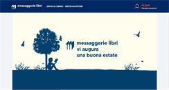 Desktop Screenshot of messaggerielibri.it