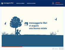 Tablet Screenshot of messaggerielibri.it